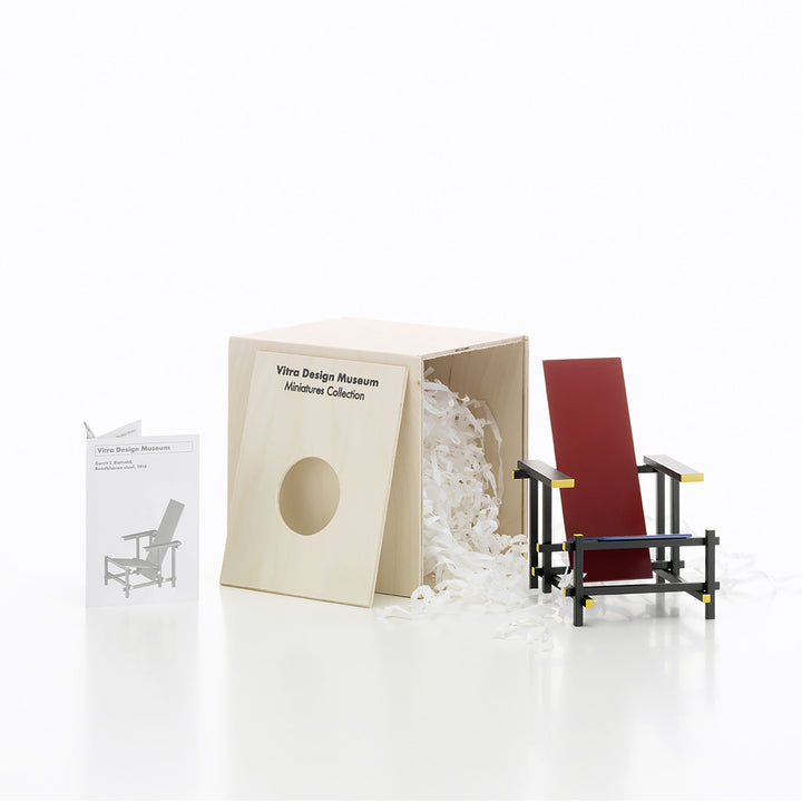 Miniatures Collection - Rood blauwe stoel
