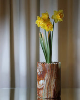 Triangoli Green Onyx Vase | 